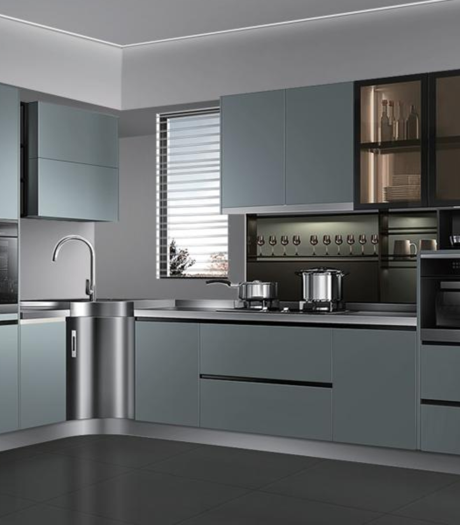 Elevate Your Kitchen with the Fashionable Stainless Steel Series