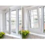 Custom uPVC Window, UPVC Tilt and Turn windows, Energy Efficiency, Waterproof, European Style